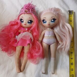 Pink and White Fashion Dolls Set